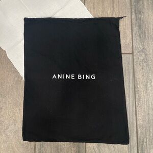 Anine Bing Black Storage Pouch